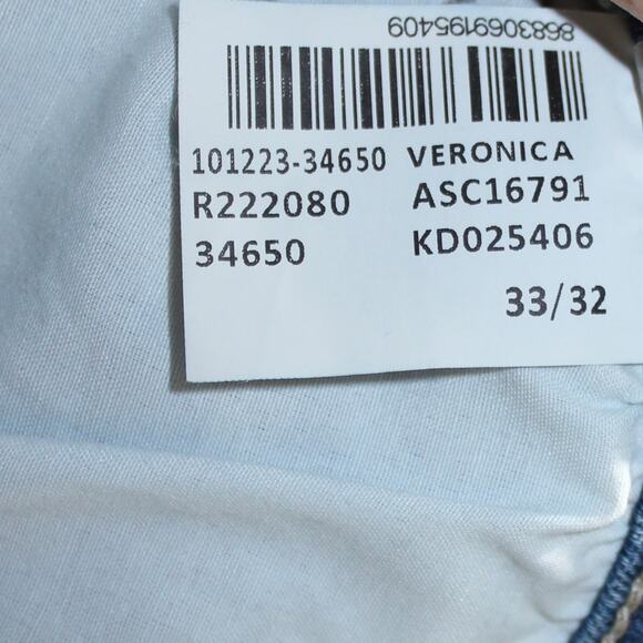 Mavi Jeans Veronica High Rise Straight Leg Jeans Medium Wash Size 33 x 32 - Picture 8 of 8